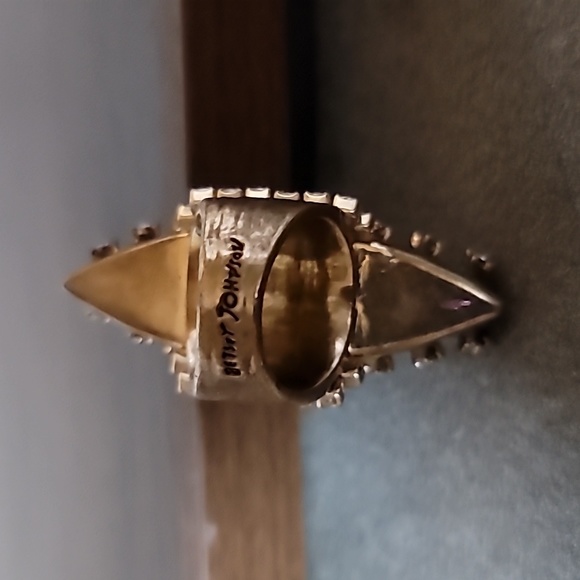 Vintage BETSEY JOHNSON Hollywood Glam Collection Leopard Cheetah Tiger Ring. 7.5 - Picture 7 of 8